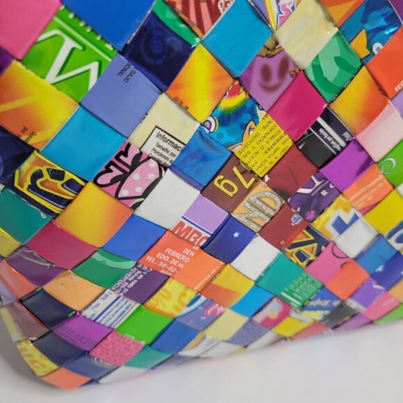 One of a kind Candy Wrapper Statement Bag O/S - Picture 8 of 16